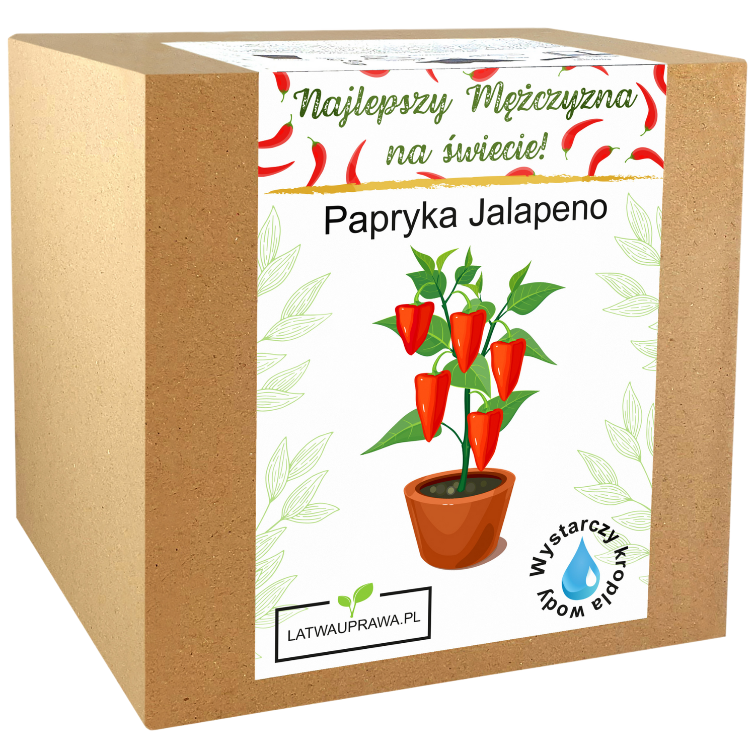 Zestaw do uprawy papryki Jalapeño – idealny prezent dla najlepszego mężczyzny.