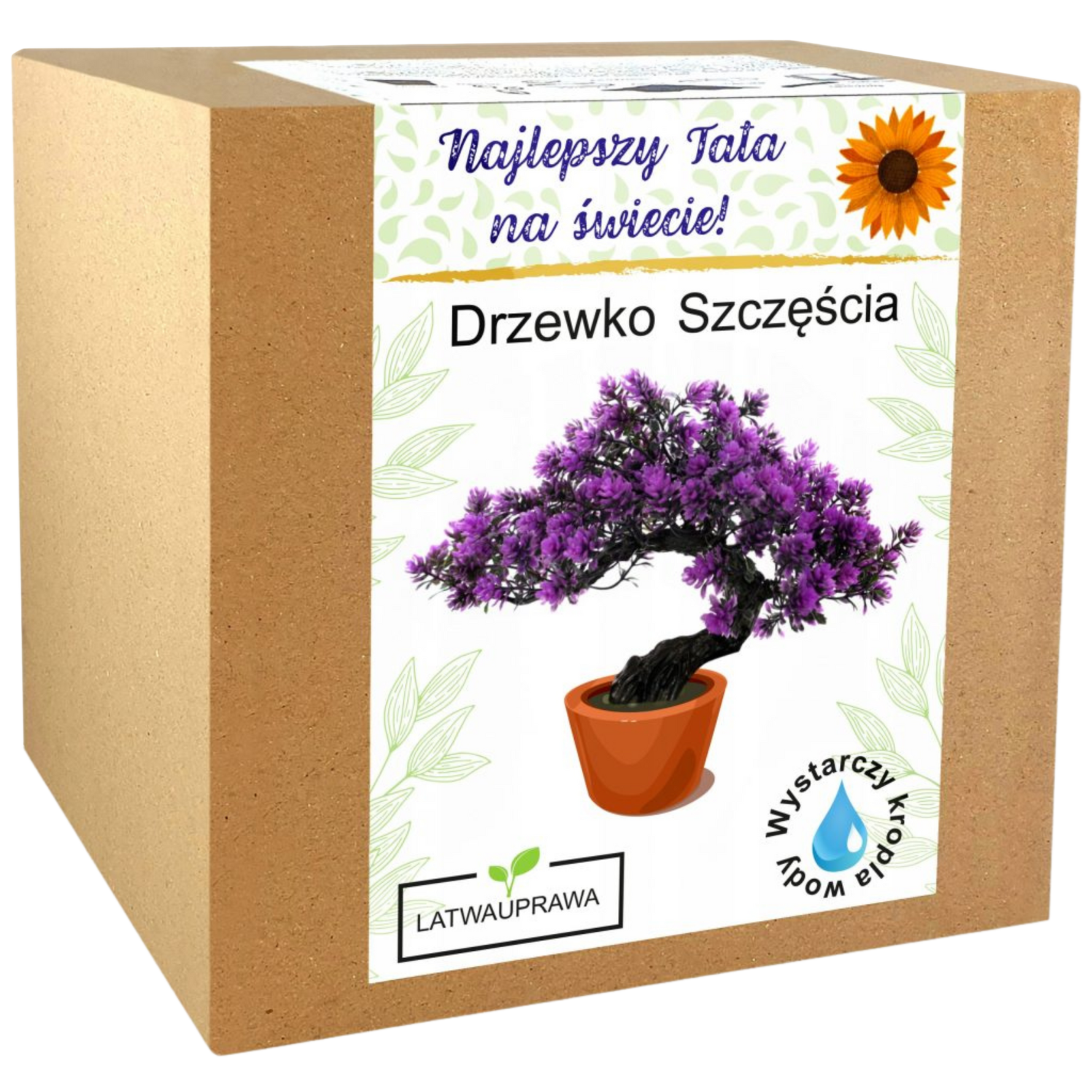 Zestaw do uprawy drzewka szczęścia – idealny prezent dla najlepszego taty.